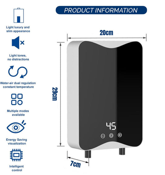 ZS - Smart Digital Electric Water Heater Type-2