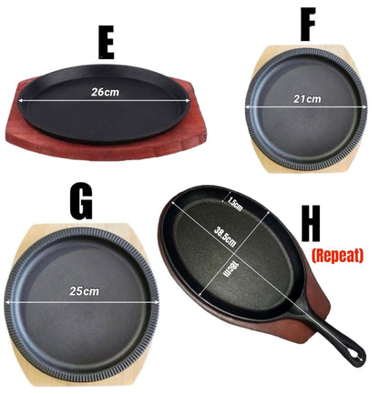 ZS - Cast Iron Sizzlers