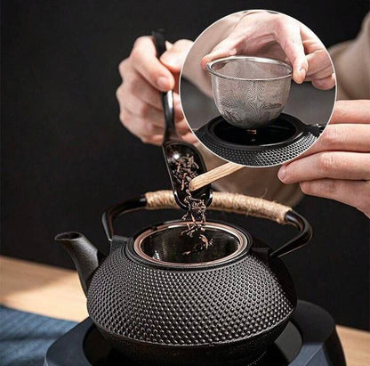 ZS - Cast Iron Kettle with Pot Mat