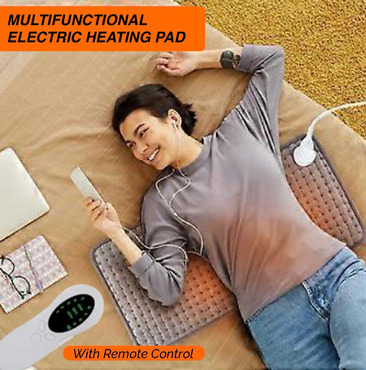 ZS - Electric Heating Pad - Remote Controlled
