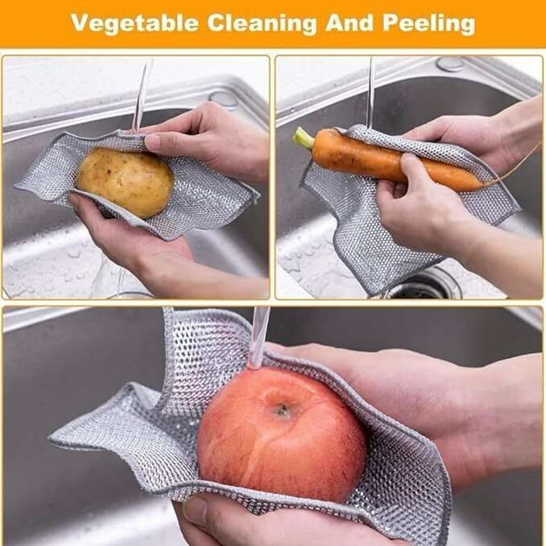ZS - Steel-Wire Dish Cloth 12pcs Pack