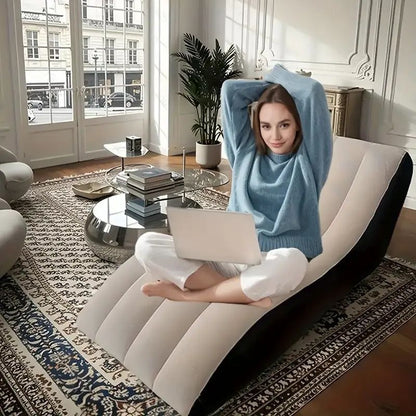 ZS - Flocked Inflatable Sofa Lounge