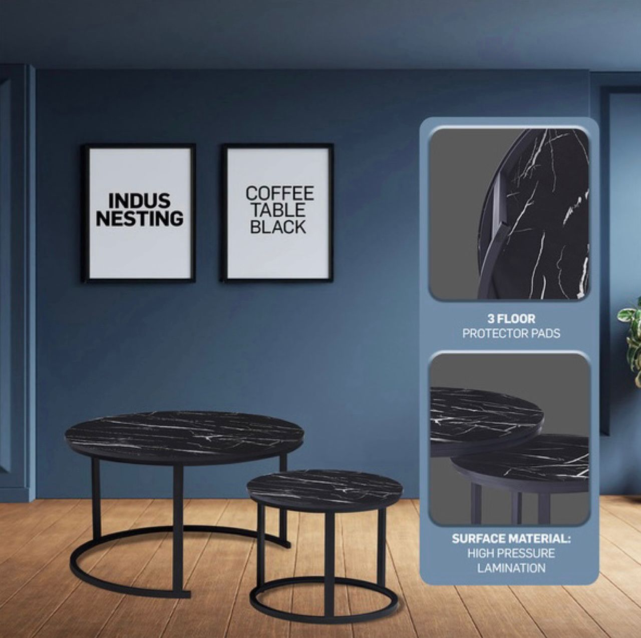 ZS - Nesting Center Table - 2 Pieces