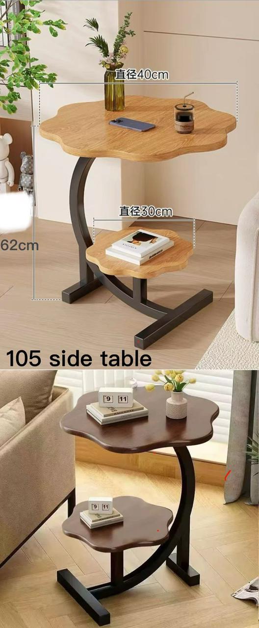 ZS - 2-Tier Flower Shaped Side Table