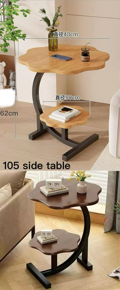 ZS - 2-Tier Flower Shaped Side Table