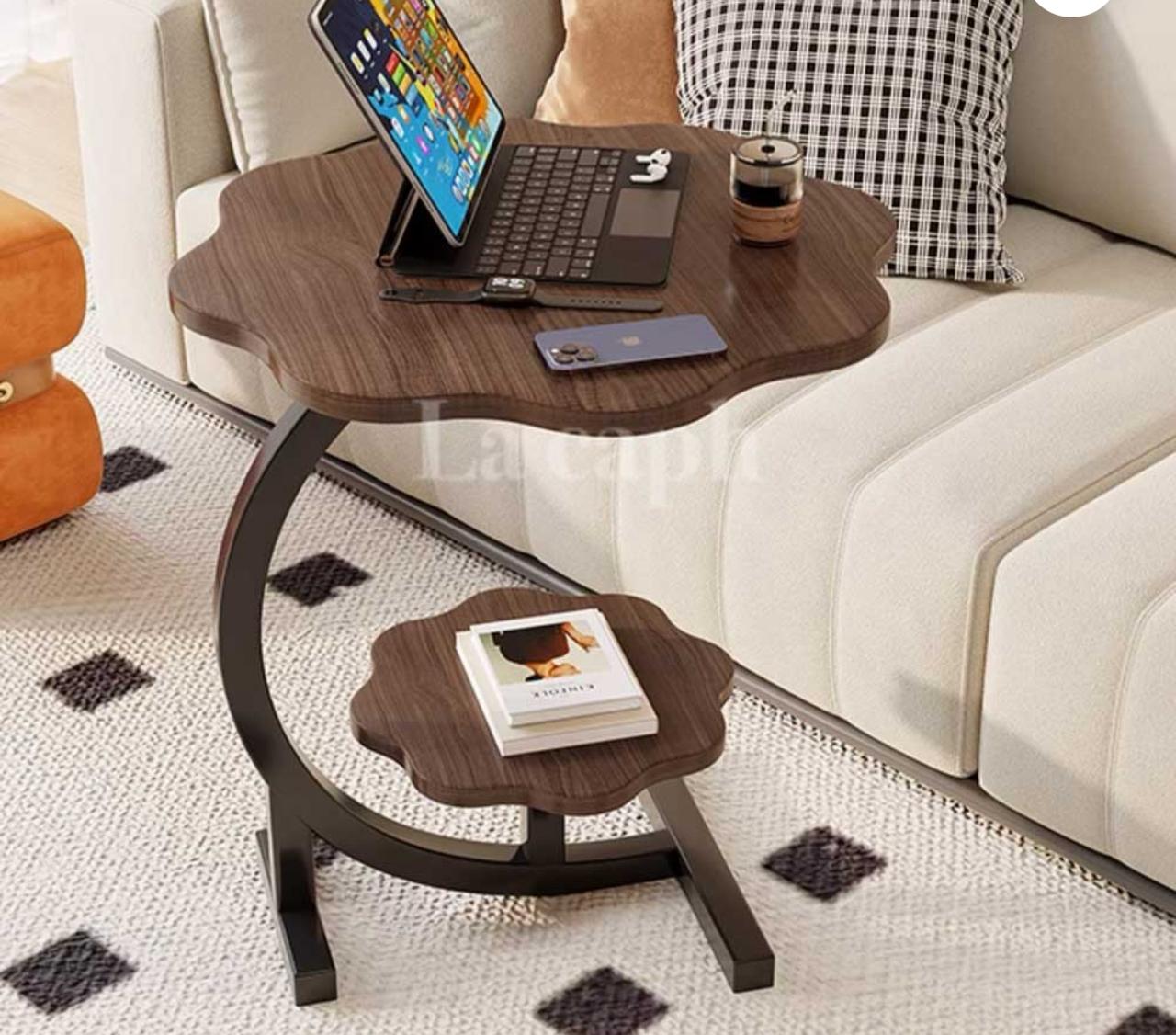 ZS - 2-Tier Flower Shaped Side Table