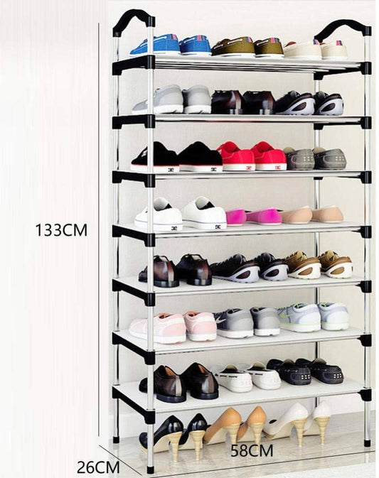ZS - 7-Tier Shoe Rack - Black