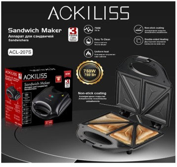 ZS - ACKILISS ACL-207S Sandwich Maker