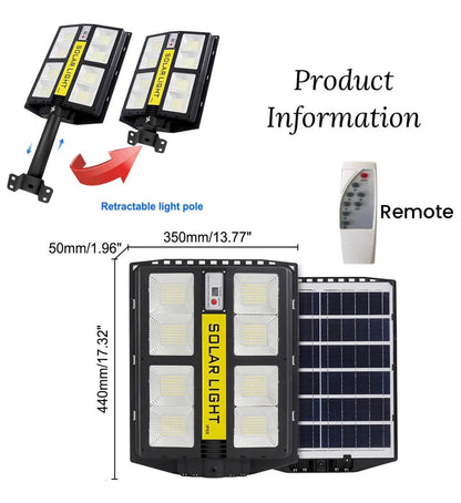 ZS - Solar  Induction Flood Light Street Lamp - 200W