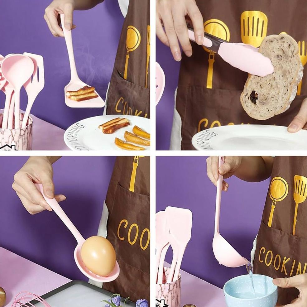 ZS - 18 Pcs Silicone Kitchen Tools Utensils