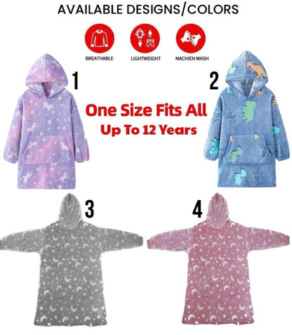 ZS - Kiddies Glow in the dark Hoodie