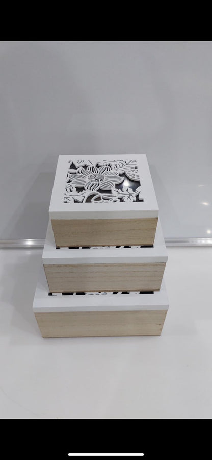 ZS - 3pc Wooden Box Set