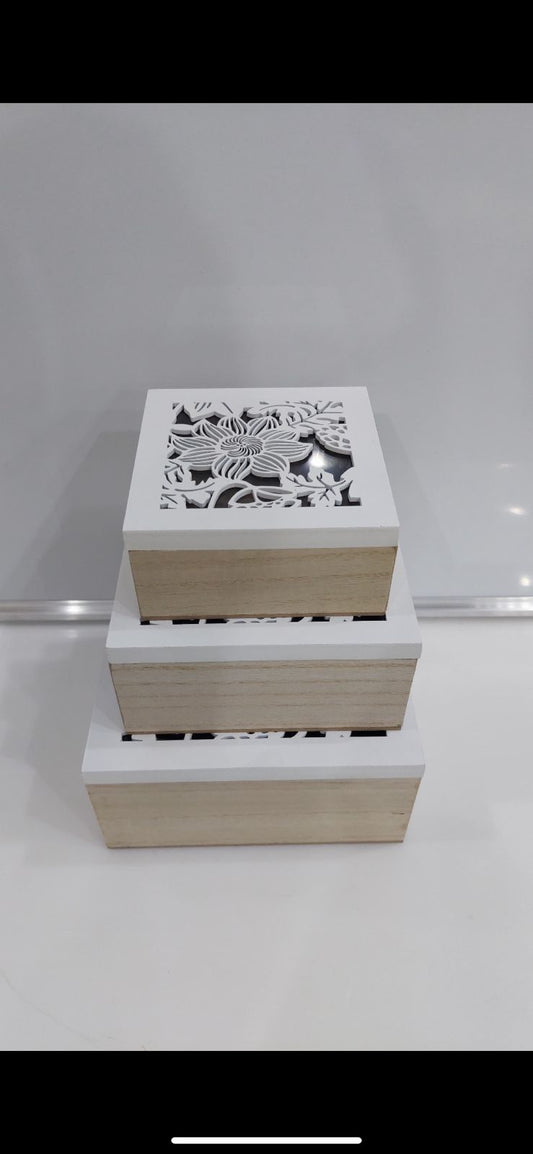 ZS - 3pc Wooden Box Set
