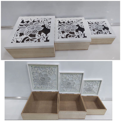 ZS - 3pc Wooden Box Set