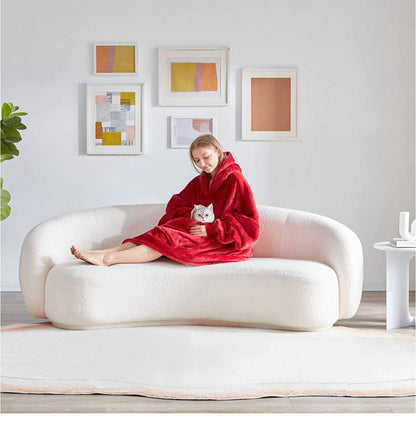 ZS - Extra Long Oversized Huggle Blanket Hoodie
