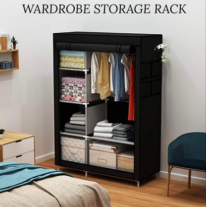 ZS - Wardrobe Storage Rack Double