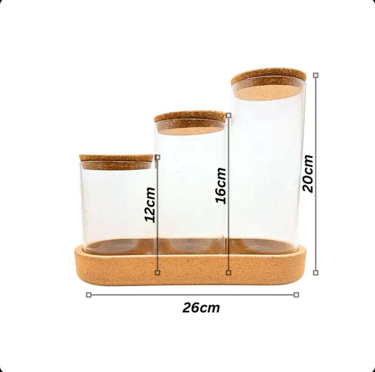 ZS - 3 Piece Boron Storage Tank Set