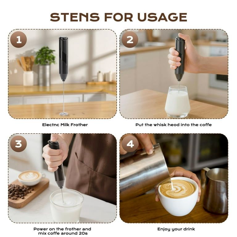ZS - Powerful Handheld Electric Milk Frother