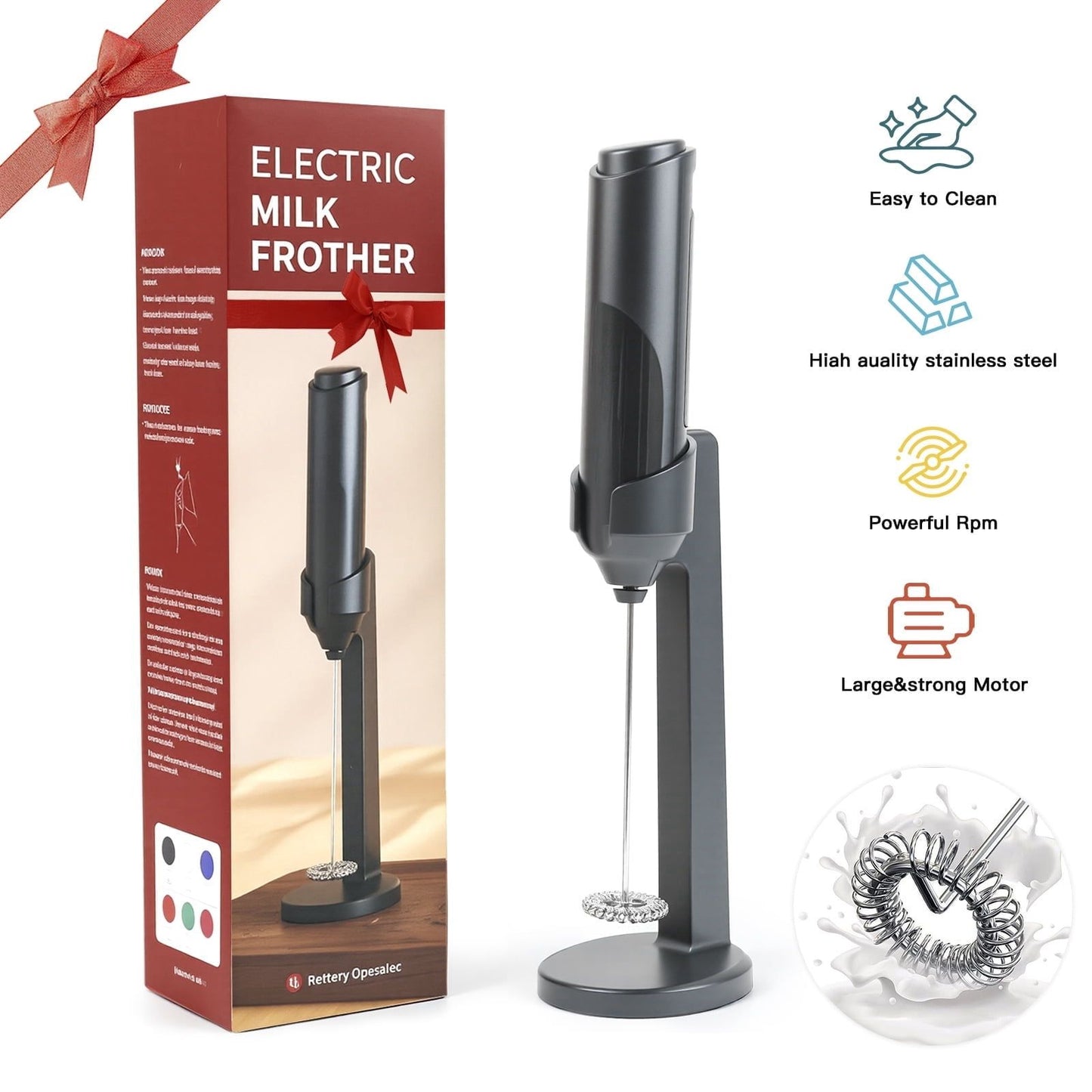 ZS - Powerful Handheld Electric Milk Frother