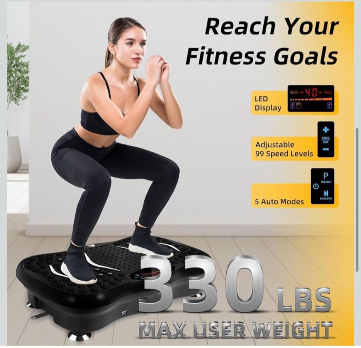 ZS - Vibration Plate Exercise Machine Whole Body Workout