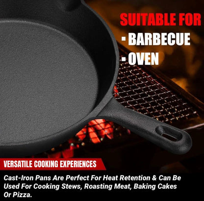 ZS - AIYI®️ CAST-IRON SKILLET SET