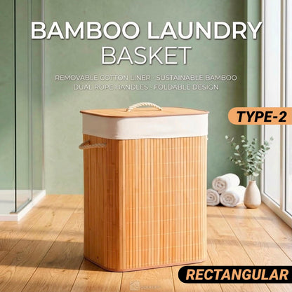 ZS - Bamboo Laundry Basket