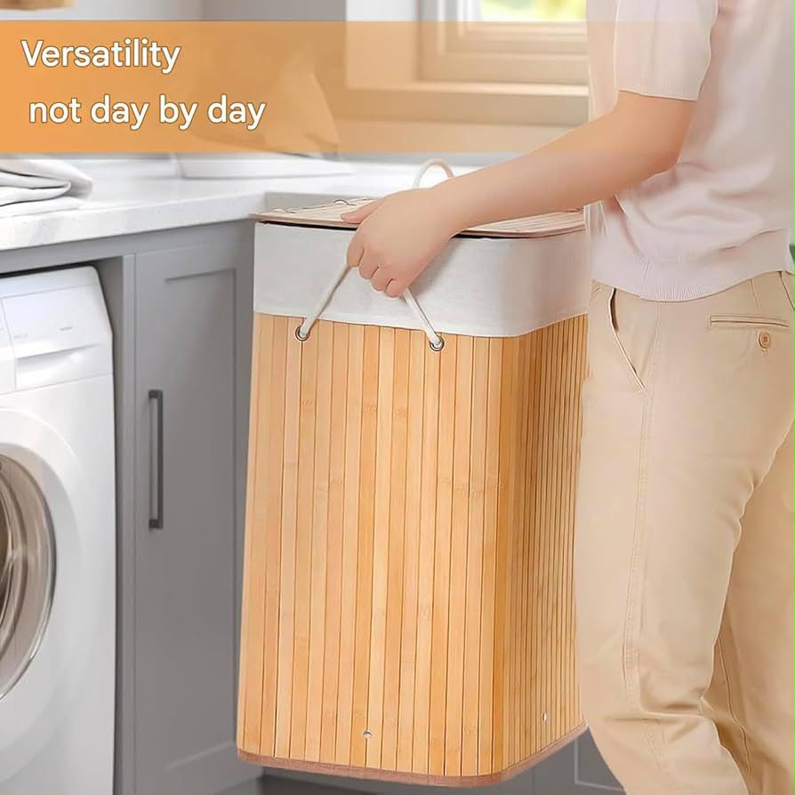 ZS - Bamboo Laundry Basket