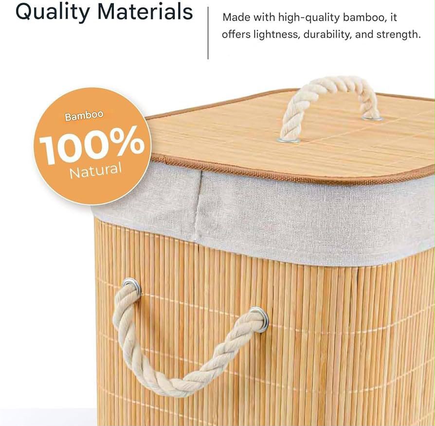 ZS - Bamboo Laundry Basket