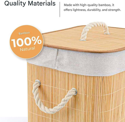 ZS - Bamboo Laundry Basket