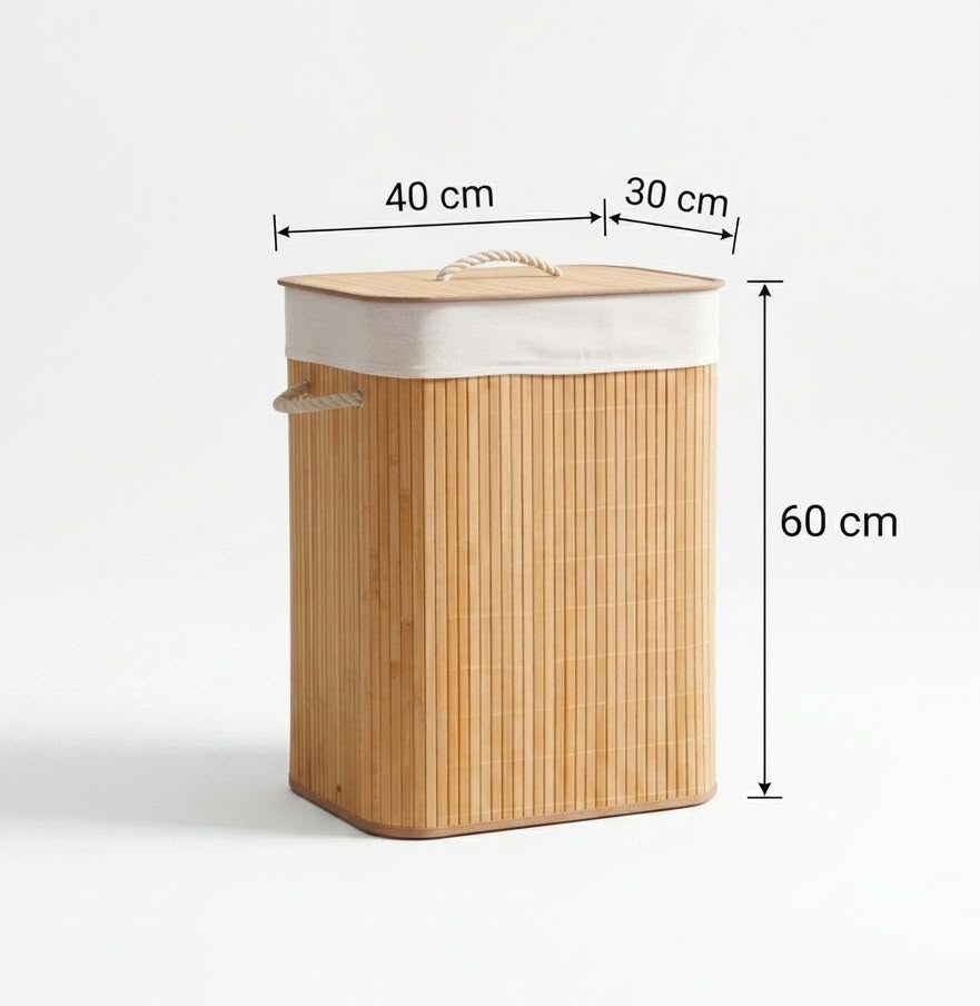 ZS - Bamboo Laundry Basket