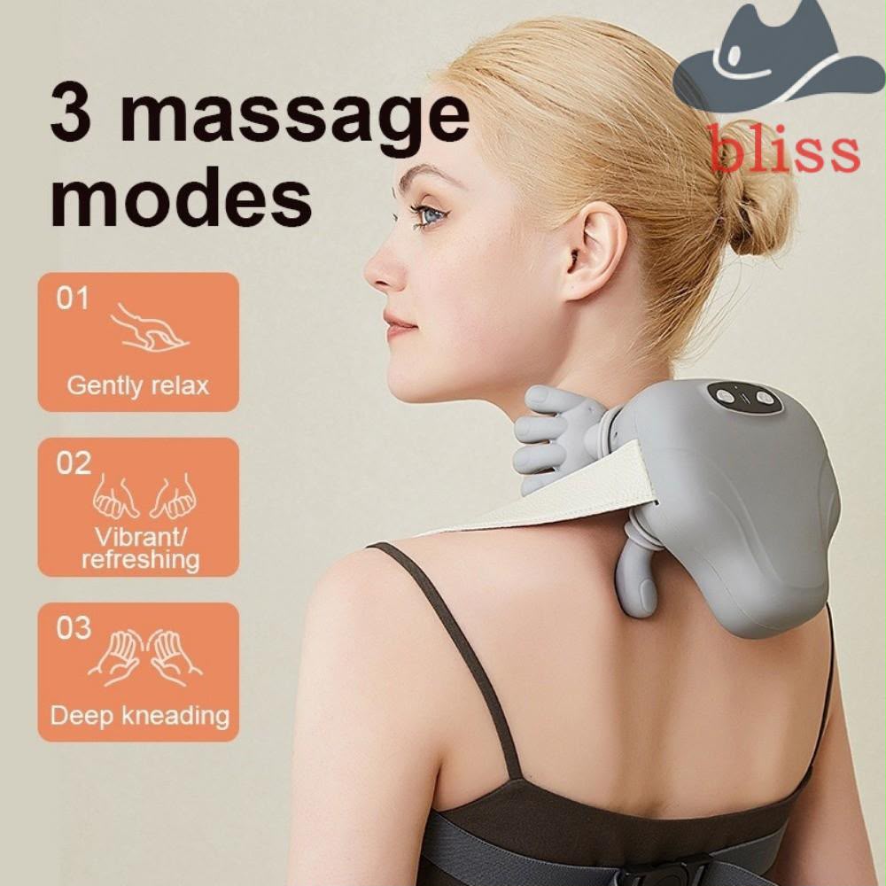 ZS - Neck & Shoulder Massager – Deep Kneading Hand Massage with Heat