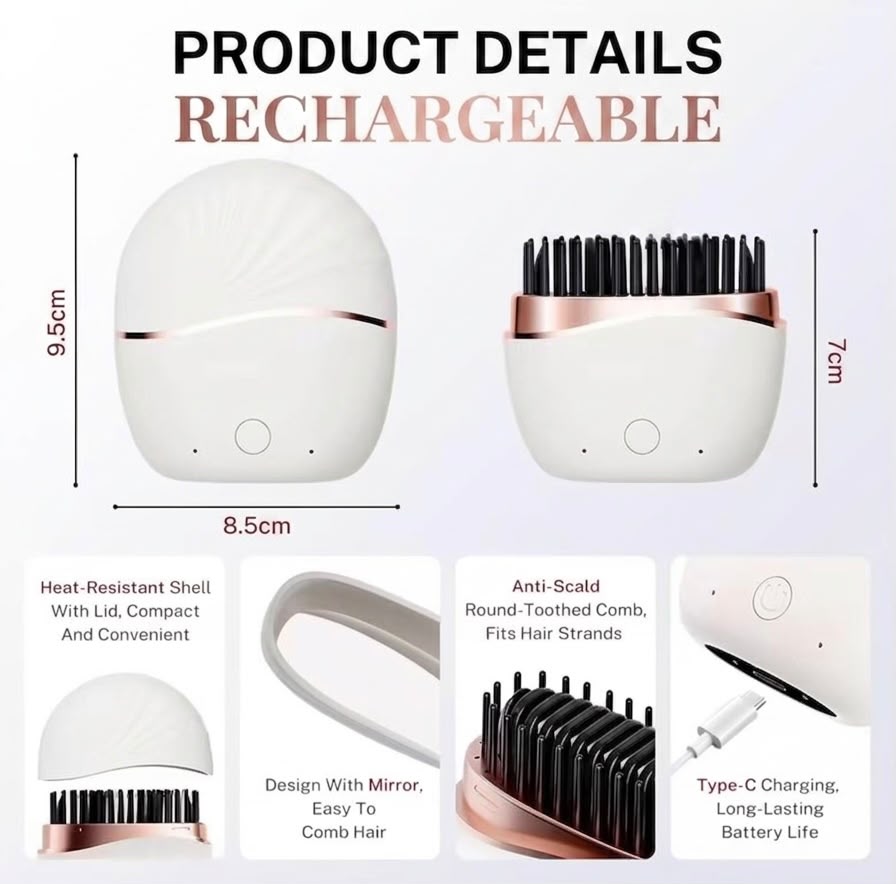ZS - Portable Mini Hair Straightener