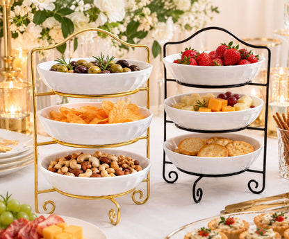 ZS - 3 Tier Bowls with Stand