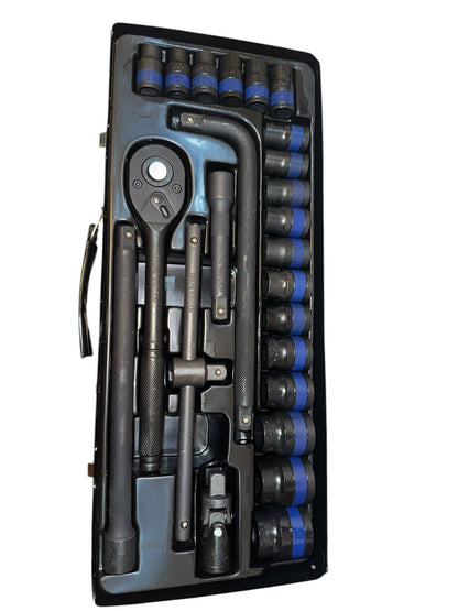 ZS - 24 Piece 1/2" socket set Chrome Vanadium