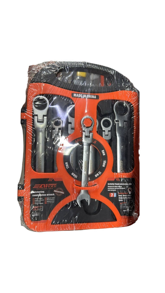 ZS - Afixs 7 Pieces Flexible Ratcheting Spanner Set