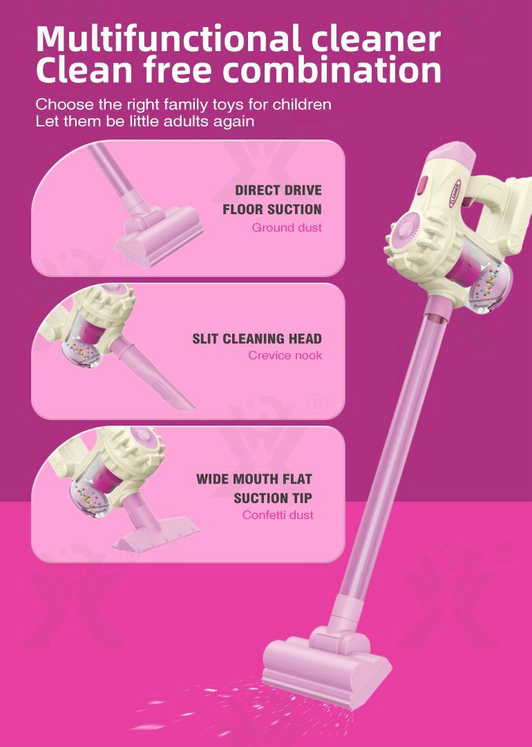 ZS - 3-in-1 Design Toy Vacuum Cleaner