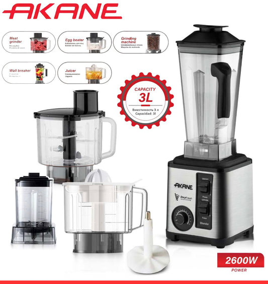 ZS - Akane 3L 5 In 1 Multi-functional Electric Blender 2600W