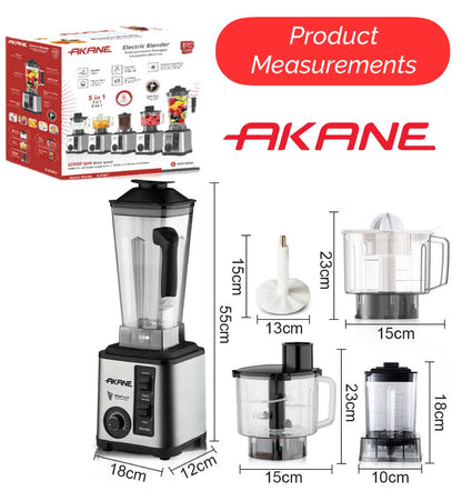 ZS - Akane 3L 5 In 1 Multi-functional Electric Blender 2600W