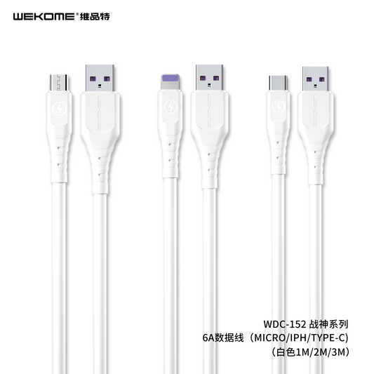 ZS - WEKOME Wargod 6A Fast Charging Lightning Cable