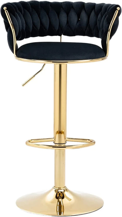 ZS - Novah Velvet Swivel Barstool