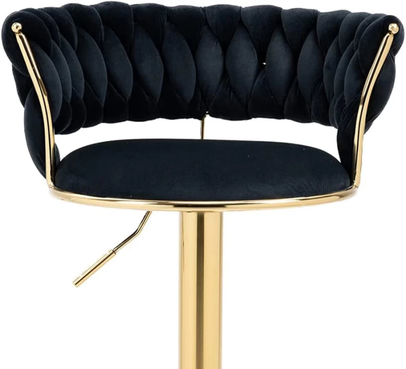 ZS - Novah Velvet Swivel Barstool