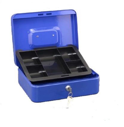 ZS - Durable Metal Cash Box with Key