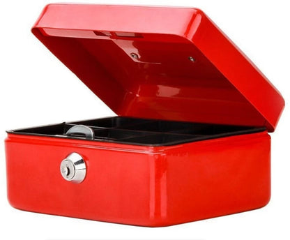 ZS - Durable Metal Cash Box with Key