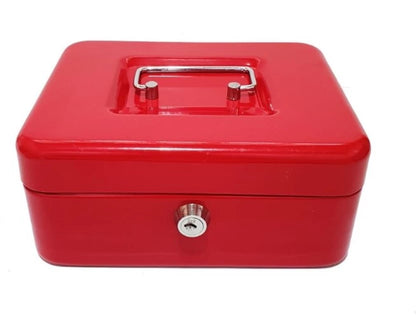 ZS - Durable Metal Cash Box with Key