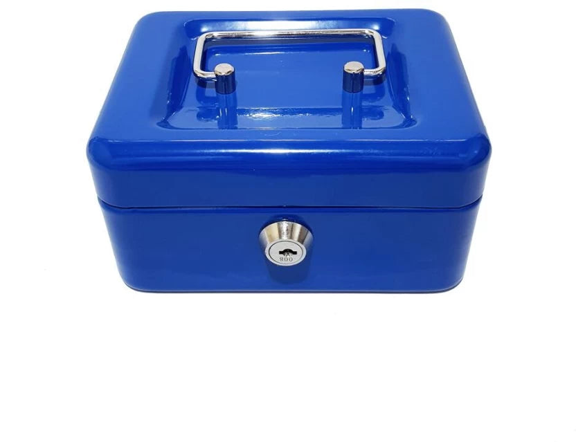 ZS - Durable Metal Cash Box with Key