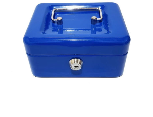 ZS - Durable Metal Cash Box with Key
