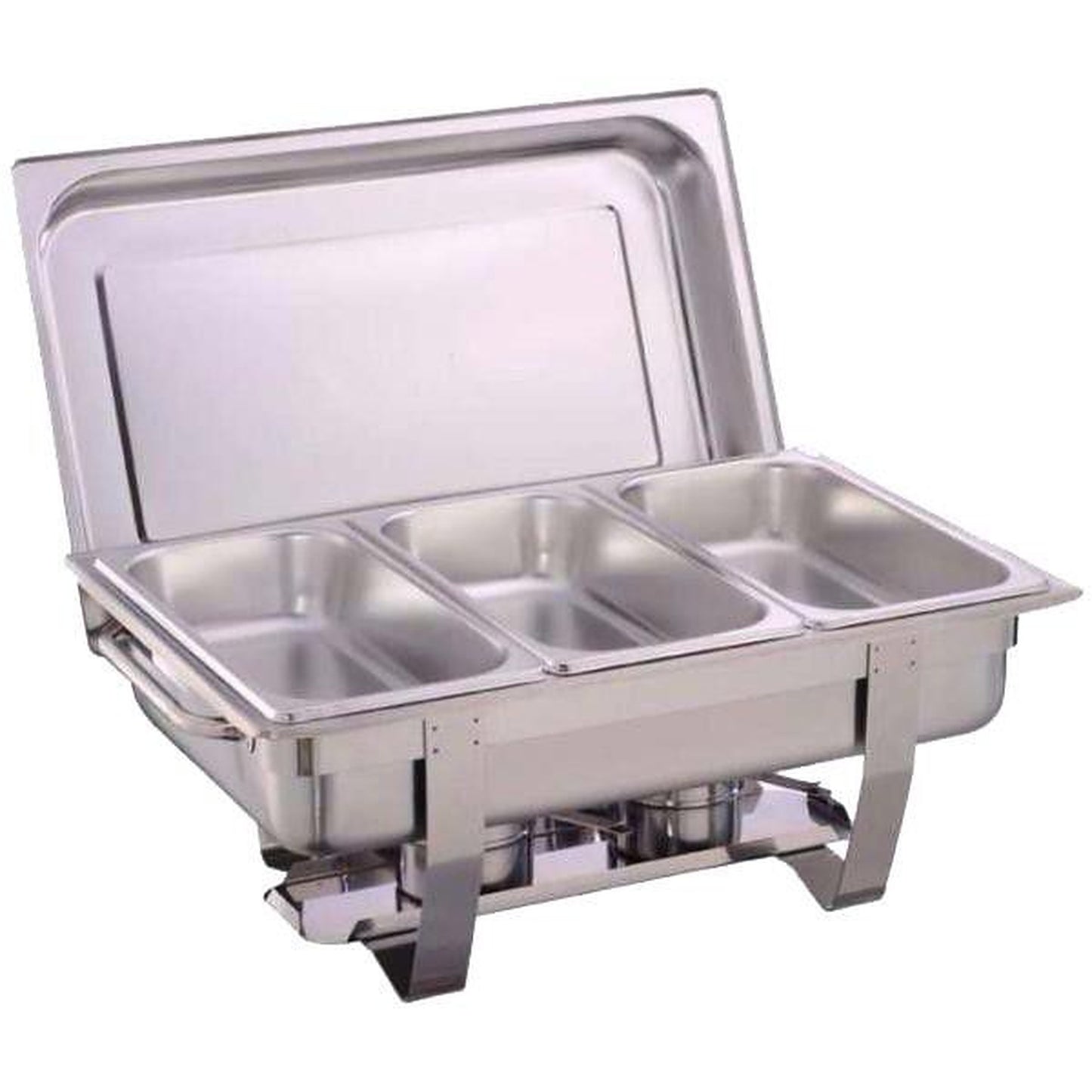 ZS 16L Stainless Steel Triple Tray Chafing Dish food warmer