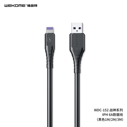 ZS - WEKOME Wargod 6A Fast Charging Lightning Cable
