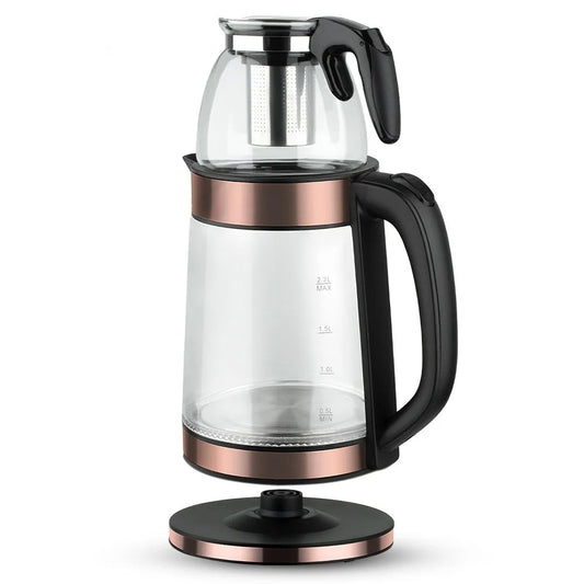 ZS - RAF Electric Kettle with Turkish teapot 0.5L+2.2L