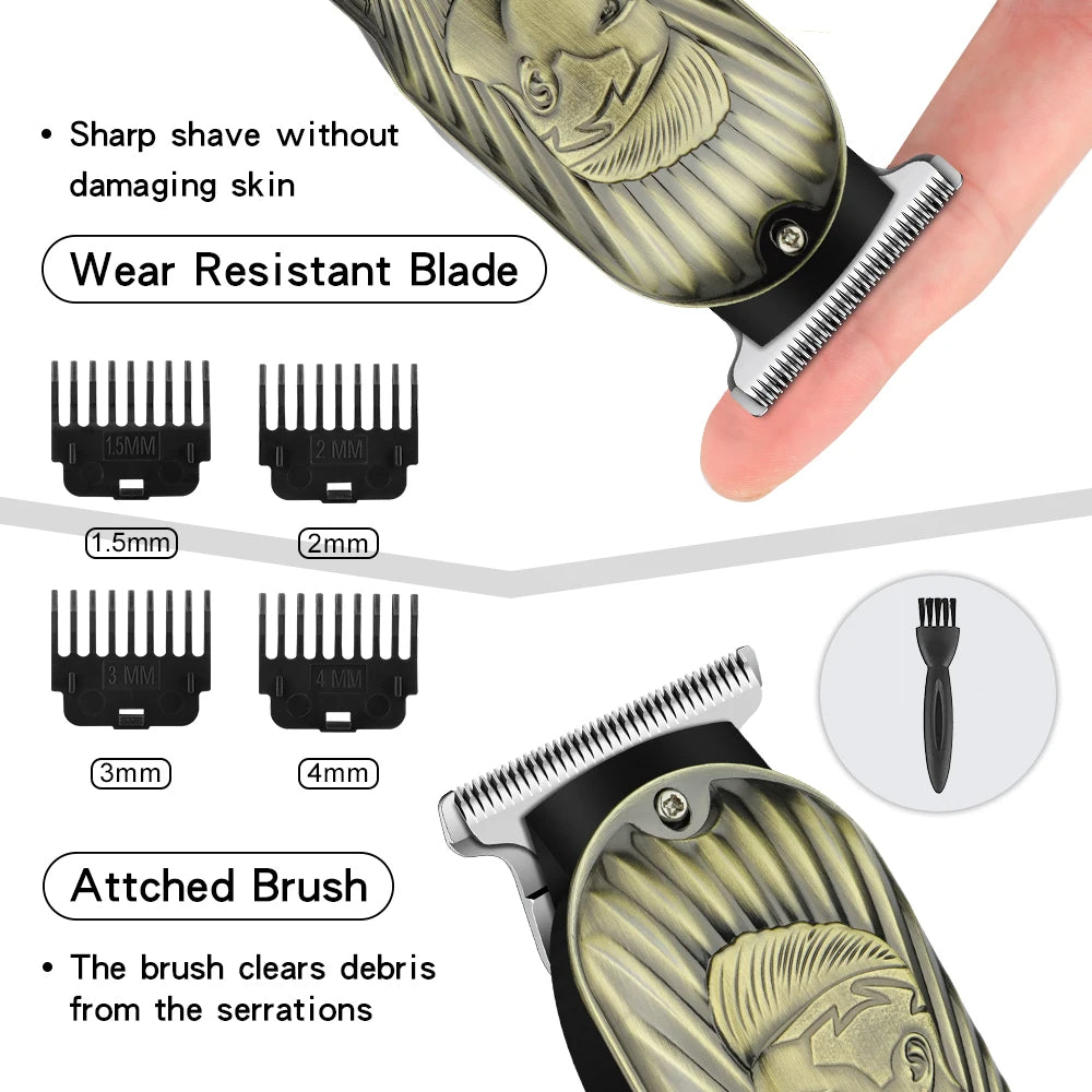 ZS - Professional Hair Trimmer - Type-C Rechargeable